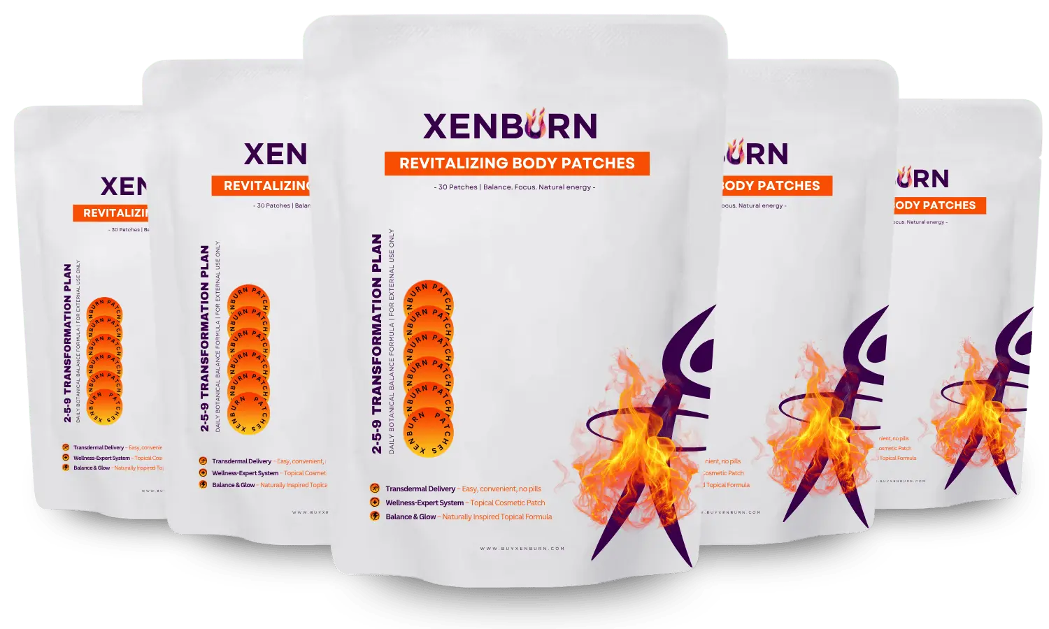 XenBurn patch bottle